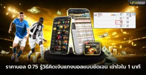 ราคาบอล 0.75 รู้วิธีคิดเงินแทงบอลแบบชัดเจน