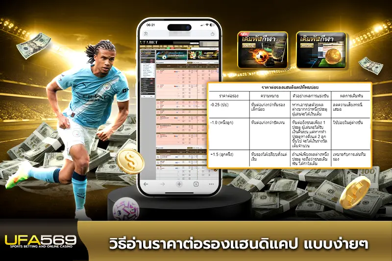 วิธีอ่านราคาต่อรอง แทงบอลแฮนดิแคป แบบง่ายๆ